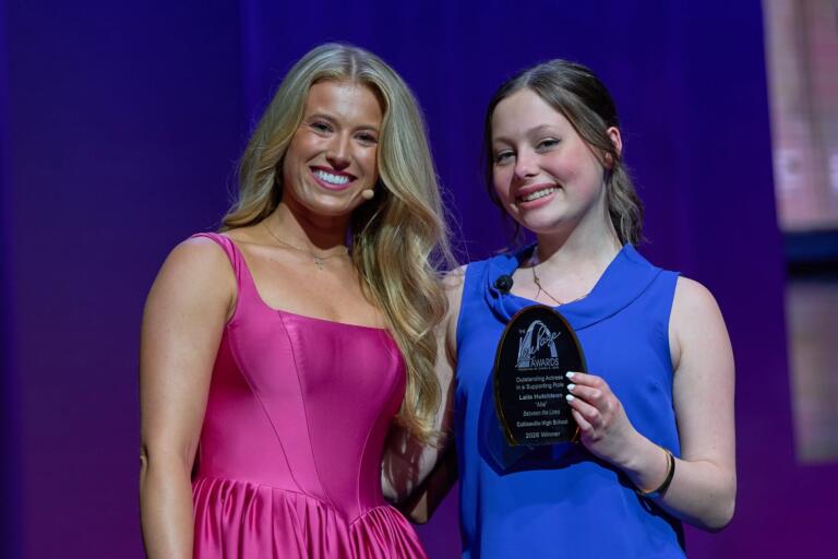 Outstanding Actress in a Supporting Role Laila Hutchison as Allie in Collinsville High School's production of Between the Lines