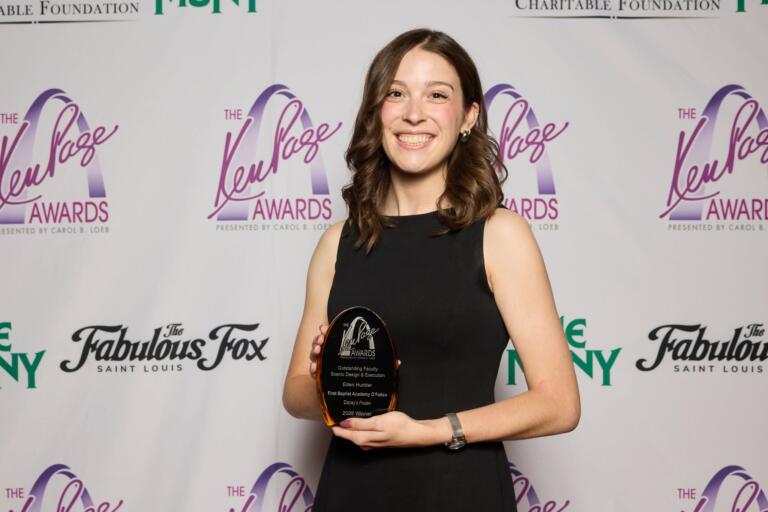 Outstanding Faculty Scenic Design and Execution Eden Hudder - First Baptist Academy O'Fallon's production of Disney's Frozen