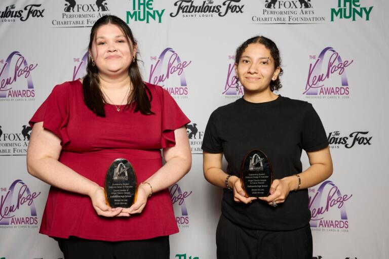 Outstanding Student Costume Design and Execution Claire Wasser and Angel Osorio-Vargas, Collinsville High School's production of Between the Lines